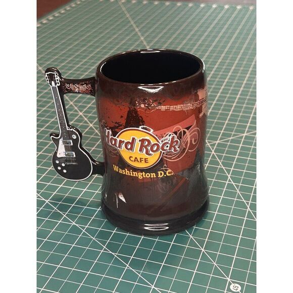 Hard Rock Cafe Washington D.C. Guitar Handle Mug  Microwave & Dishwasher Safe - Picture 1 of 4